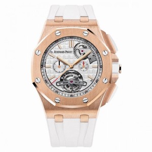 Audemars Piguet Royal Oak Offshore Tourbillion Silver Dial Automatic Men's Watch 26540OR.OO.A010CA.01
