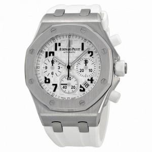 Audemars Piguet Royal Oak Offshore White Rubber Strap Chronograph Watch 26283ST-OO-D010CA-01