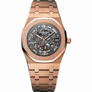 Audemars Piguet Royal Oak Openworked Extra- Thin Slate Grey Skeleton Dial Automatic Men's Watch 15204OR.OO.1240OR.01