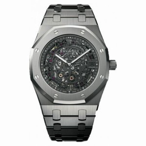 Audemars Piguet Royal Oak Openworked Extra-Thin Automatic Platinum 950 Men's Watch 15203PT.OO.1240PT.01