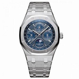 Audemars Piguet Royal Oak Prepetual Calendar Blue Dial Automatic Men's Watch 26574ST.OO.1220ST.02