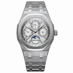 Audemars Piguet Royal Oak Prepetual Calendar Silver Dial Automatic Men's Watch 26574ST.OO.1220ST.01