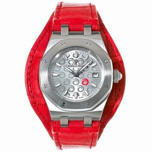 Audemars Piguet Royal Oak Steel Red Ladies Watch 67610ST.OO.D062CR.01