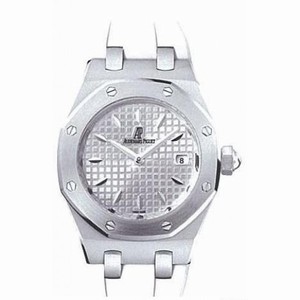 Audemars Piguet Royal Oak White Rubber Strap Ladies Watch 67620ST-OO-D010CA-01