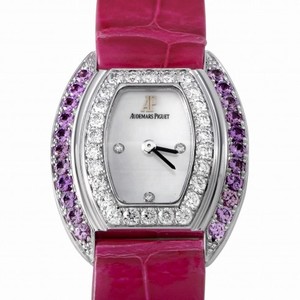 Audemars Piguet Silver Dial Diamond Ladies Watch 67528BC.ZF.A066LZ.01