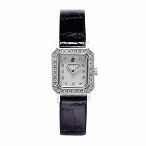 Audemars Piguet White Diamond Dial Platinum Ladies Watch 77184BC.ZZ.D001CR.01