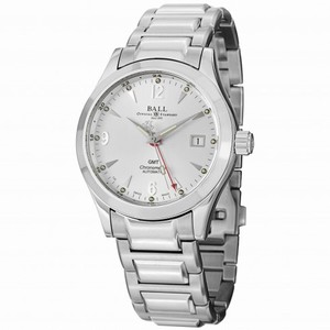 Ball Engineer II Ohio GMT Automatic Silver Dial Men's Watch GM1032C-S2CJ-SL