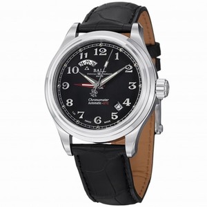 Ball Train Master Dual Time Automatic Black Dial Men's Watch GM1020D-LCJ-BK