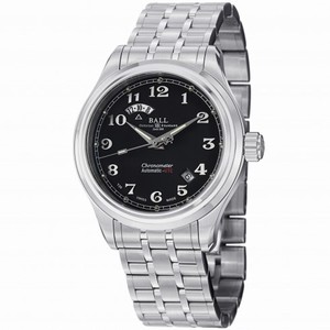 Ball Train Master Dual Time Automatic Black Dial Men's Watch GM1020D-SCJ-BK