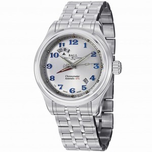 Ball Train Master Dual Time Automatic Silver Dial Men's Watch GM1020D-SCJ-SL