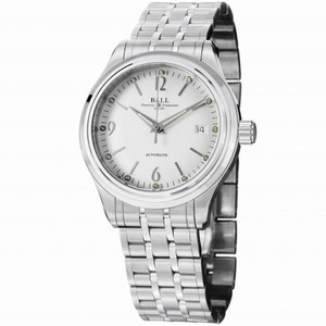 Ball Train Streamliner Automatic Silver Dial Steel Men's Watch NM1060D-SJ-WH