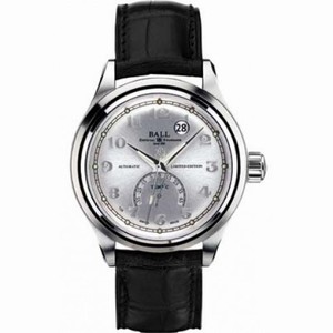 Ball Trainmaster Celsius Automatic Silver Dial Leather Men's Watch NT1050D-LJ-SLC