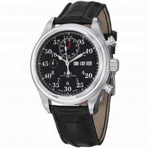 Ball Trainmaster Racer Automatic Black Dial Leather Men's Watch CM1030D-L1J-BK
