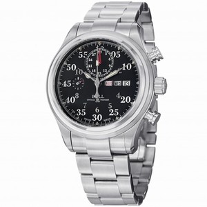 Ball Trainmaster Racer Automatic Black Dial Steel Men's Watch CM1030D-S1J-BK