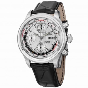 Ball Trainmaster World Time GMT Chronograph Silver Dial Men's Watch CM2052D-LJ-SL