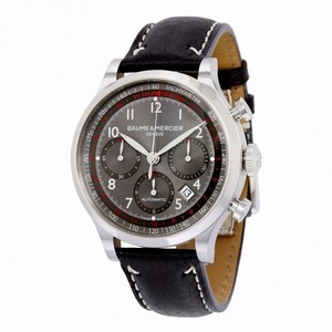 Baume and Mercier Capeland Chronograph Grey Dial  Men's Watch 10003