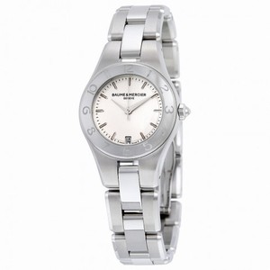 Baume and Mercier Linea Silver Dial Ladies Watch 10009