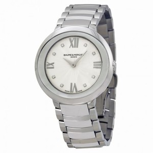 Baume and Mercier Promesse Mother of Pearl Stainless Steel Ladies Watch 10178