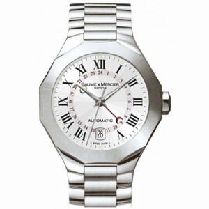 Baume and Mercier Riviera GMT Time Steel Men's Watch 8670