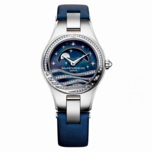 Baume et Mercier Linea NightBlue Mother of Pearl Dial Ladies Watch 10119