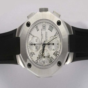 Baume Mercier Riviera XXL 8708 White Dial Stainless Steel Bezel Watch