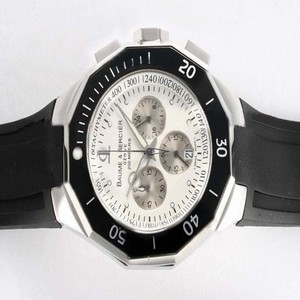 Baume Mercier Riviera XXL 8723 White Dial Automatic 43mm Watch