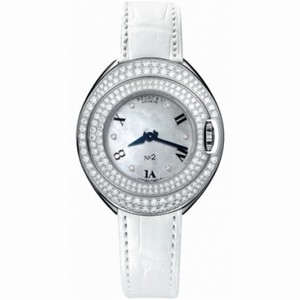 Bedat No 2 Mother of Pearl Dial Diamond White Leather Unisex Watch 228.050.909