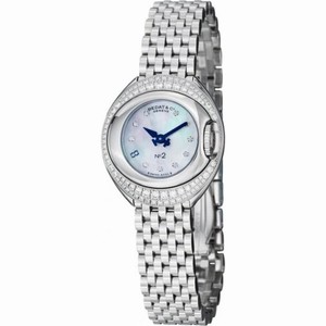 Bedat No 2 Mother of Pearl Diamond Stainless Steel Ladies Watch 227.041.909
