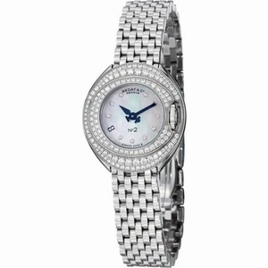 Bedat No 2 Mother of Pearl Diamond Stainless Steel Ladies Watch 227.051.909