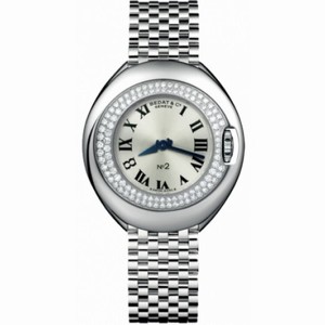 Bedat No 2 Silver Dial Stainless Steel Diamond Unisex Watch 228.031.600