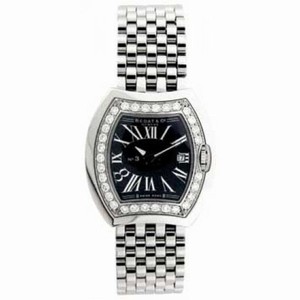 Bedat No. 3 Diamond Steel Black Ladies Watch 334.031.301