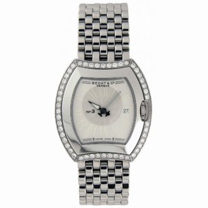 Bedat No. 3 Diamond Steel Ladies Watch 334.041.100
