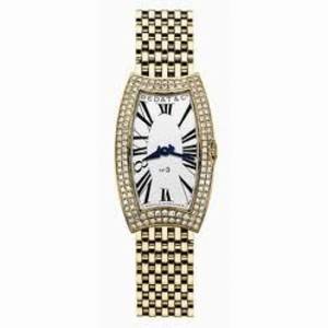 Bedat No 3 Silver Dial 18kt Yellow Gold Ladies Watch 384.333.600