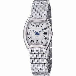 Bedat No 3 Silver Dial Stainless Steel Ladies Watch 305.011.100