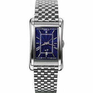 Bedat No. 7 Blue Dial Silver Stainless Steel Automatic Men's Watch 718.011.520