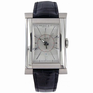 Bedat No. 7 Silver Dial Steel Brown Leather Men's Watch 737.010.610