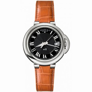 Bedat No. 8 Black Dial Brown Leather Automatic Men's Watch 831.010.300