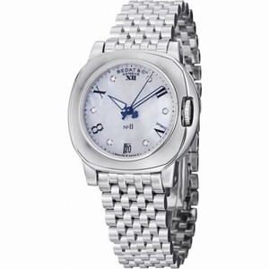 Bedat No 8 Mother of Pearl Diamond Dial Automatic Ladies Watch 838.011.909
