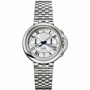Bedat No. 8 Silver Dial Chronograph Stainless Steel Unisex Watch 830.021.100