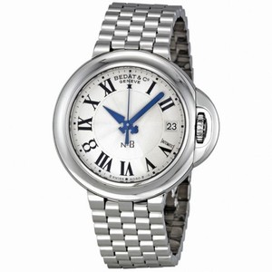 Bedat No. 8 Opaline Guilloche Dial Stainless Steel Automatic Ladies Watch 828-011-600