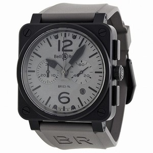 Bell and Ross Commando Automatic Chronograph Dark Grey Men's Watch BR0394-COMMANDO