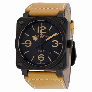 Bell and Ross Instrument Heritage Black Dial Automatic 42MM Men's Watch BR-03-92-HERITAGE