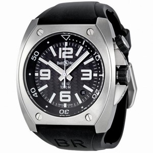 Bell and Ross Marine Carbon Fiber Dial Automatic Men's Watch BR0292-ST-CBF