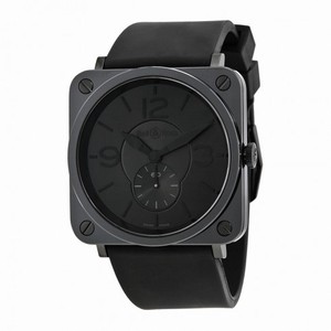 Bell and Ross Phantom Black Dial Ceramic Men's Watch BRS-BLC-PH/SBR