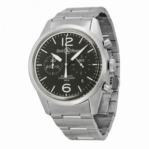 Bell and Ross Vintage Original Men's Watch BR126-ORIG-BLK-SS