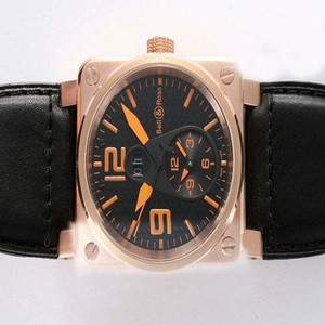 Bell Ross BR01-92 BR01-92-BD-B-V-27 Black Dial Automatic Stainless Steel with Rose Gold Bezel Watch