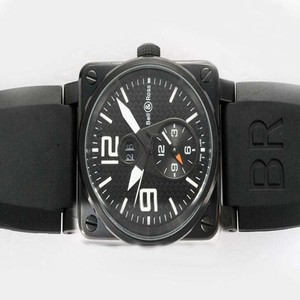 Bell Ross BR01-92 BR01-92-BD-B-V-27 Black Dial PVD Case PVD Bezel Watch