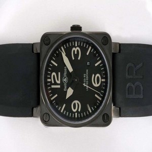 Bell Ross BR01-92 BR01-92 Black 42x42mm Black Dial PVD Case Watch