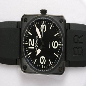 Bell Ross BR01-92 BR01-92 Black Square Midsize Automatic Watch