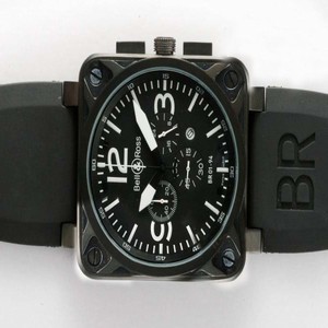 Bell Ross BR01-94 Chronograph BR01-94 Black Black Dial Quartz Chronograph 46x46mm Watch
